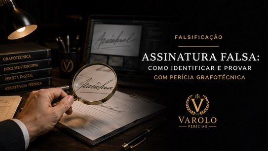 Assinatura falsa: como identificar e provar com perícia grafotécnica